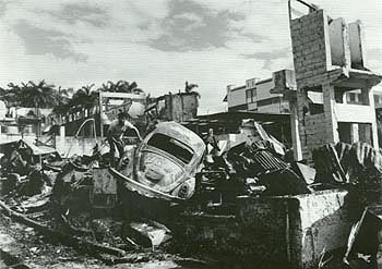 The neighborhood of El Chorrillo after the invasion