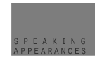 speaking appearances